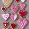 5 Pieces Valentine's Day Heart Cookie Cutter Set - Valentine Cookie Cutters - Heart, Lips, Heart with Arrow, Double Heart